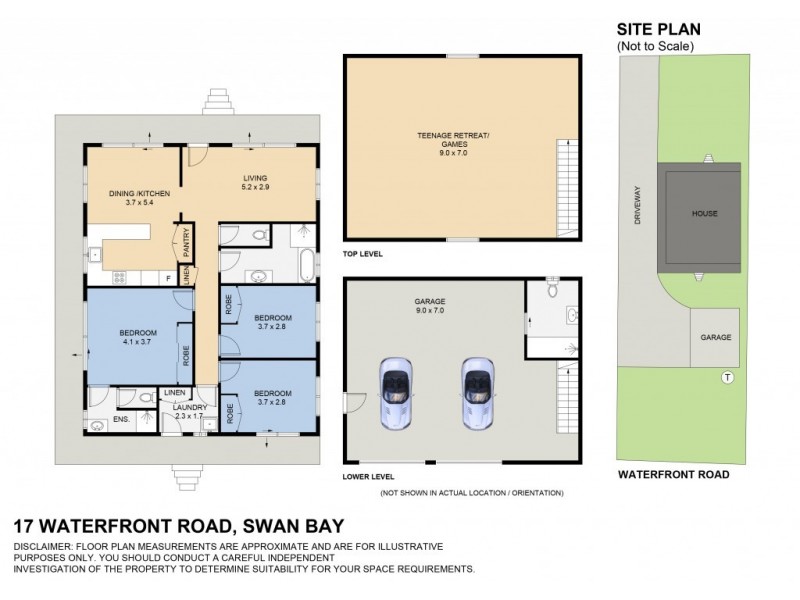 17 Waterfront Road, Swan Bay NSW 2324 Floorplan