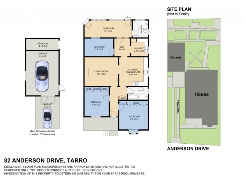 82 Anderson Drive, Tarro NSW 2322 Floorplan