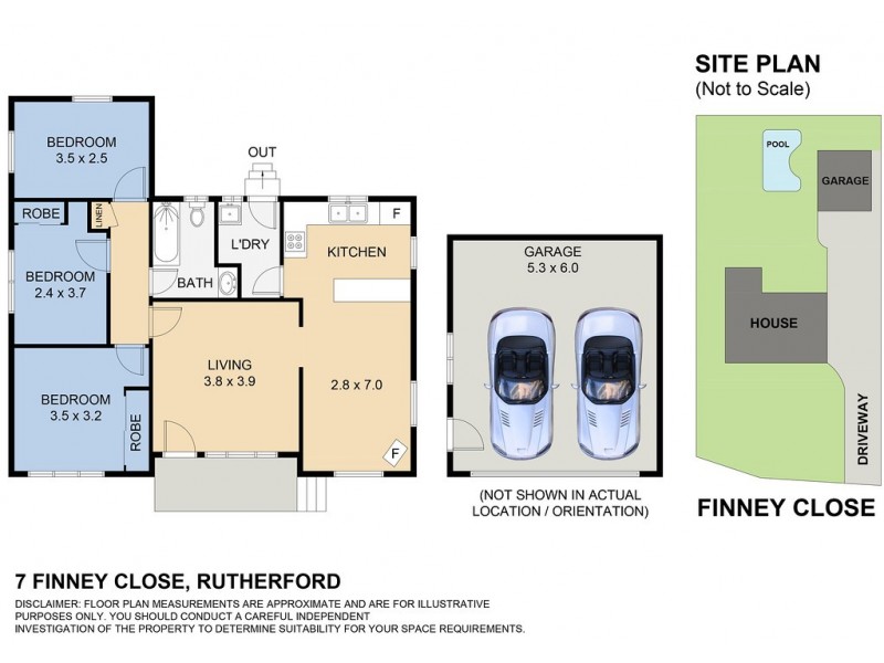 7 Finney Close, Rutherford NSW 2320 Floorplan