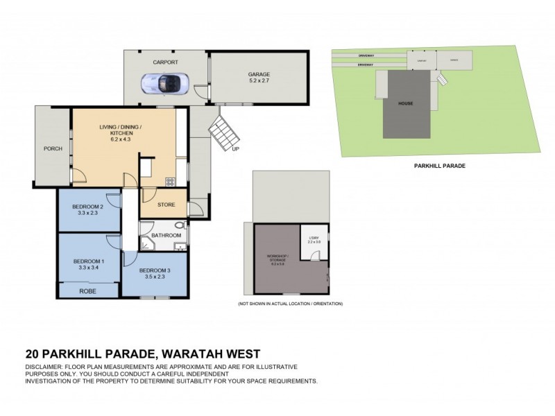 20 Parkhill Parade, Waratah West NSW 2298 Floorplan