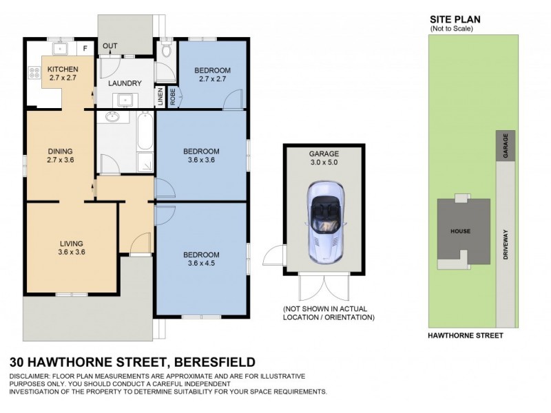 30 Hawthorne Street, Beresfield NSW 2322 Floorplan