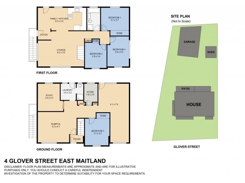4 Glover Street, East Maitland NSW 2323 Floorplan