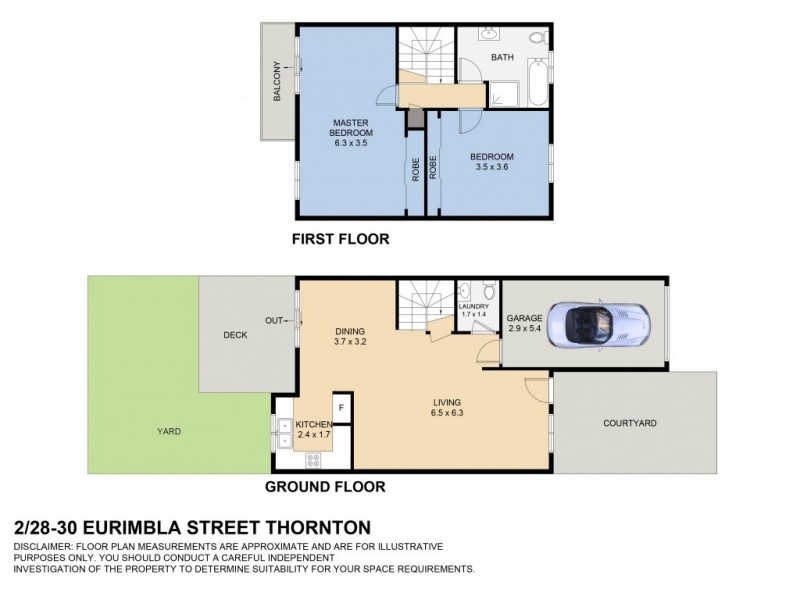 2/28 Eurimbla Street, Thornton NSW 2322 Floorplan