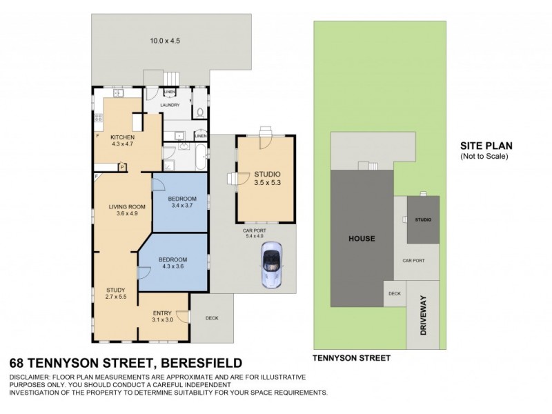 68 Tennyson Street, Beresfield NSW 2322 Floorplan