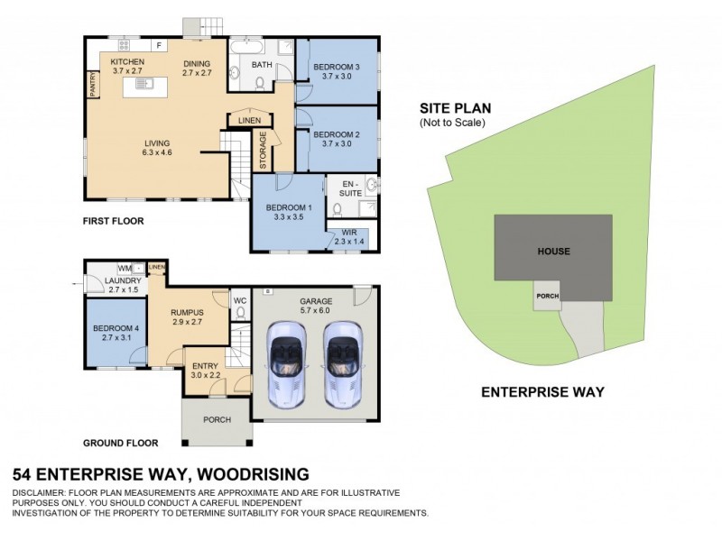 54 Enterprise Way, Woodrising NSW 2284 Floorplan