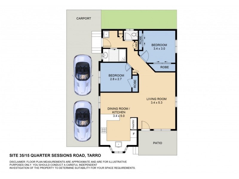 35/15 Quarter Sessions Road, Tarro NSW 2322 Floorplan