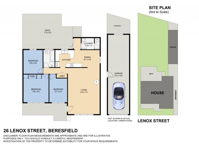 26 Lenox Street, Beresfield NSW 2322 Floorplan