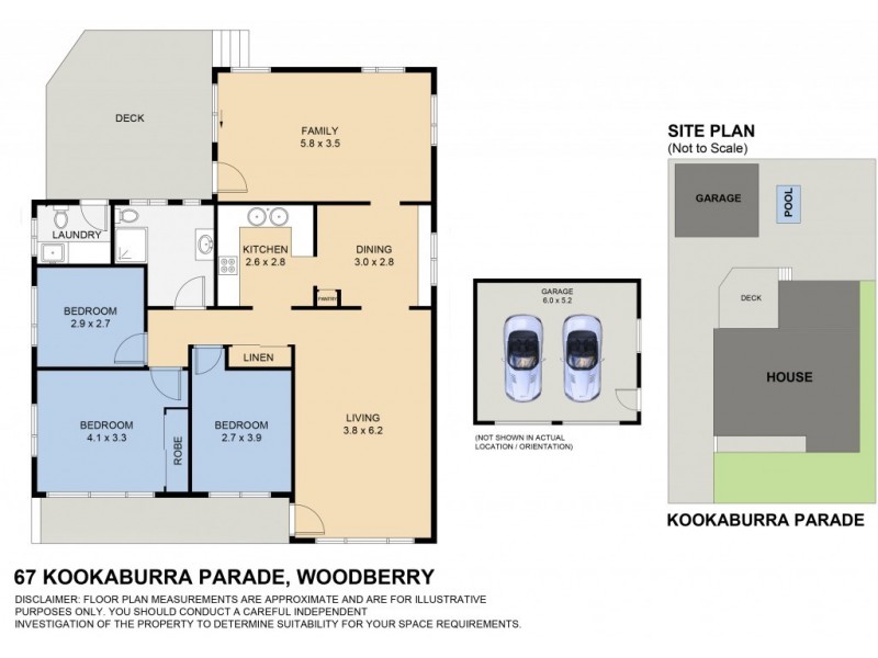 67 Kookaburra Parade, Woodberry NSW 2322 Floorplan