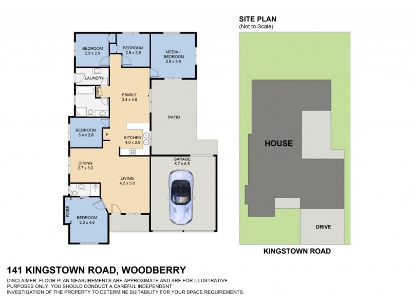141 Kingstown Road, Woodberry NSW 2322 Floorplan