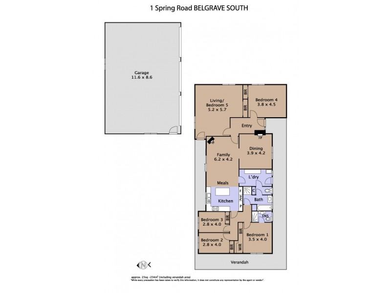 1 Spring Road, Belgrave South VIC 3160 Floorplan