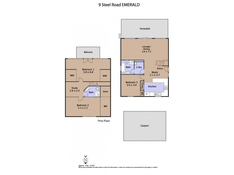 9 Steel Road, Emerald VIC 3782 Floorplan