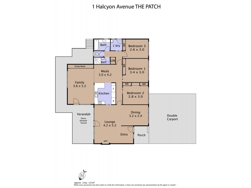 1 Halcyon Avenue, The Patch VIC 3792 Floorplan