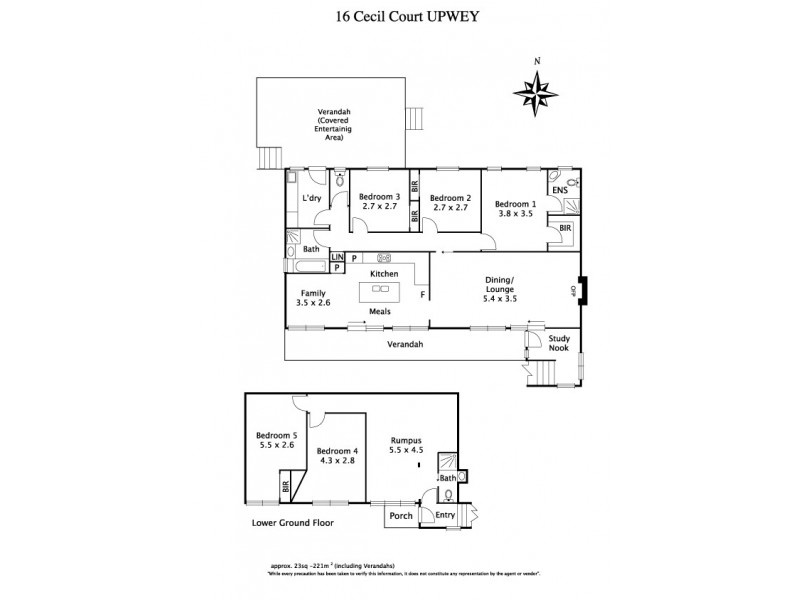 16 Cecil Court, Upwey VIC 3158 Floorplan