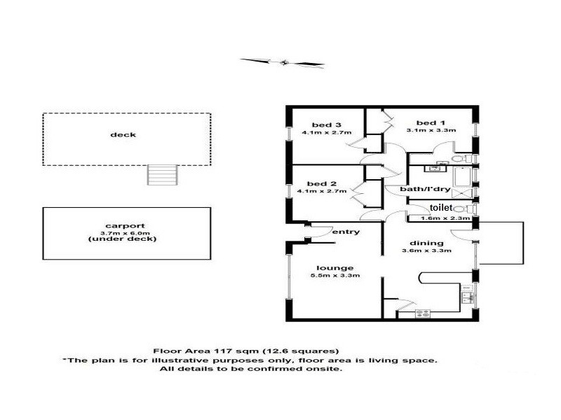 6 Paradise Grove, Emerald VIC 3782 Floorplan