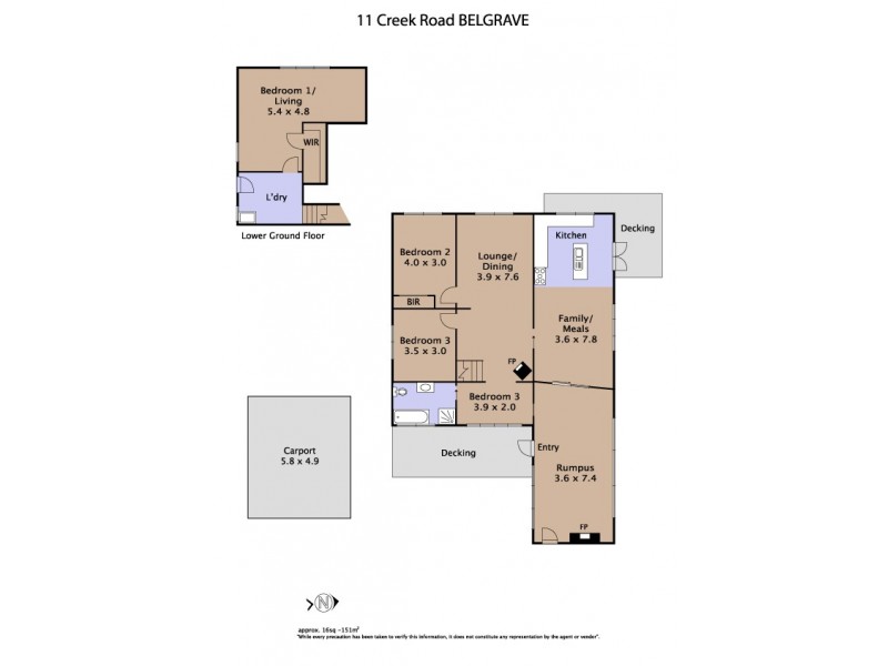 11 Creek Road, Belgrave VIC 3160 Floorplan