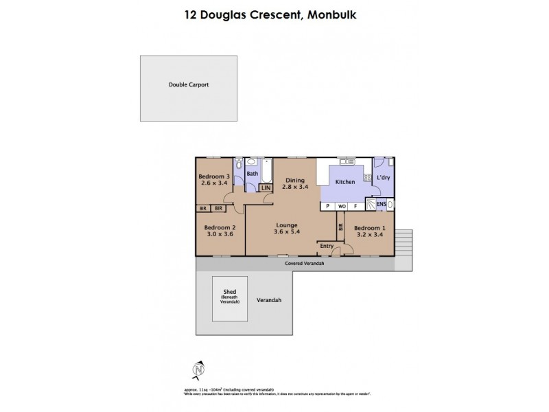 12 Douglas Crescent, Monbulk VIC 3793 Floorplan
