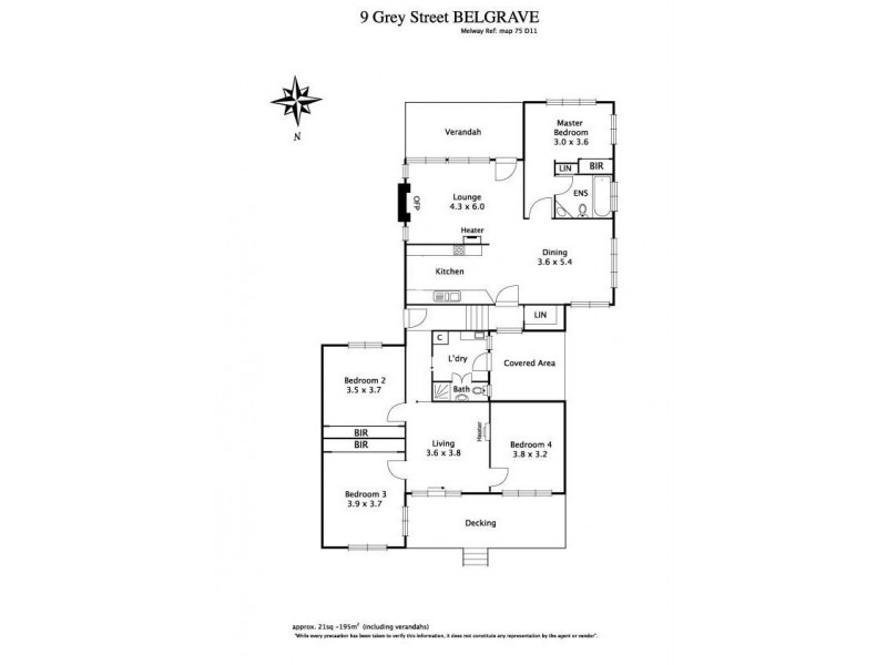 9 Grey Street, Belgrave VIC 3160 Floorplan