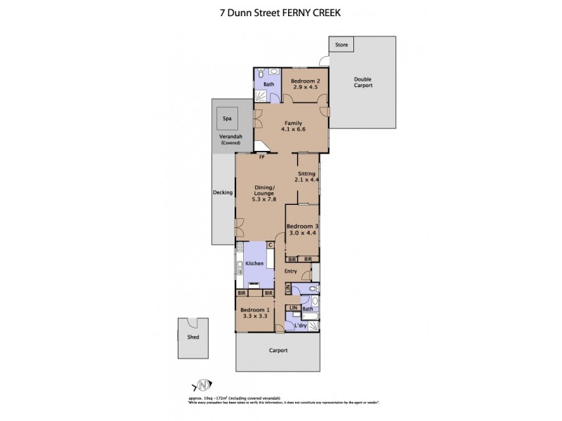 7 Dunn Avenue, Ferny Creek VIC 3786 Floorplan