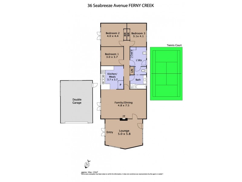36 Seabreeze Avenue, Ferny Creek VIC 3786 Floorplan