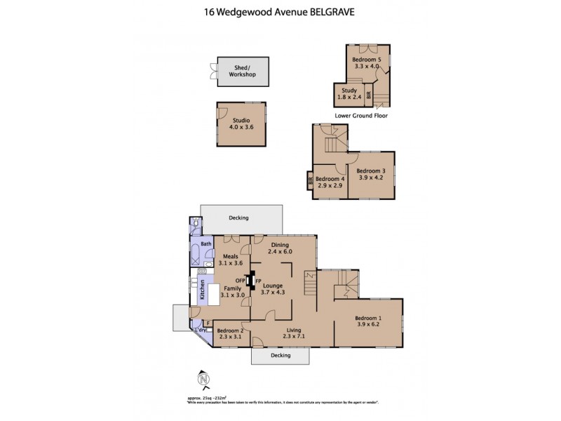 16 Wedgewood Avenue, Belgrave VIC 3160 Floorplan