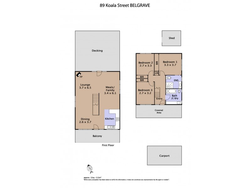 89 Kaola Street, Belgrave VIC 3160 Floorplan