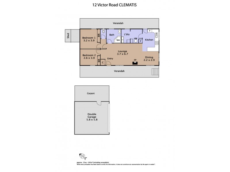 12  Victor Road, Clematis VIC 3782 Floorplan