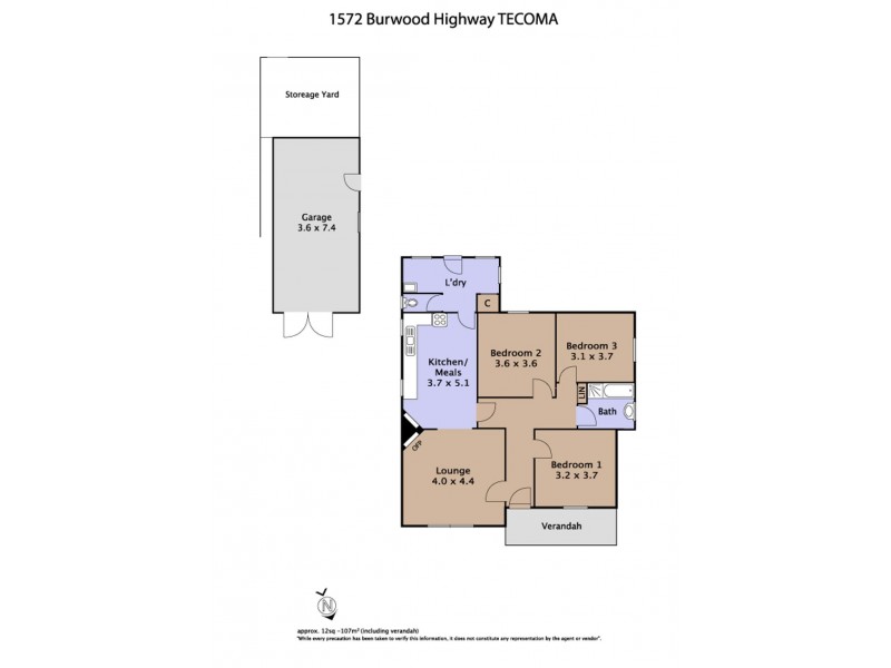 1572 Burwood Highway, Tecoma VIC 3160 Floorplan