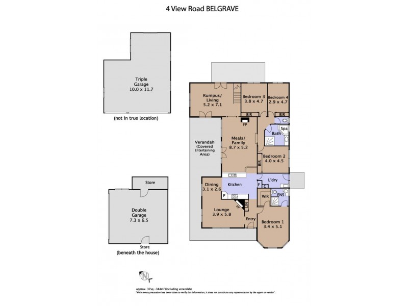 4 View Road, Belgrave VIC 3160 Floorplan
