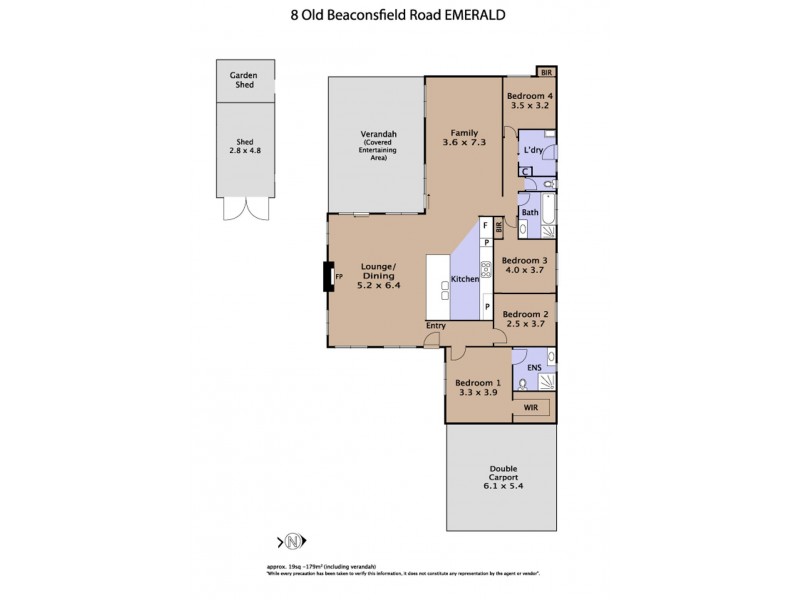 8 Old Beaconsfield Road, Emerald VIC 3782 Floorplan