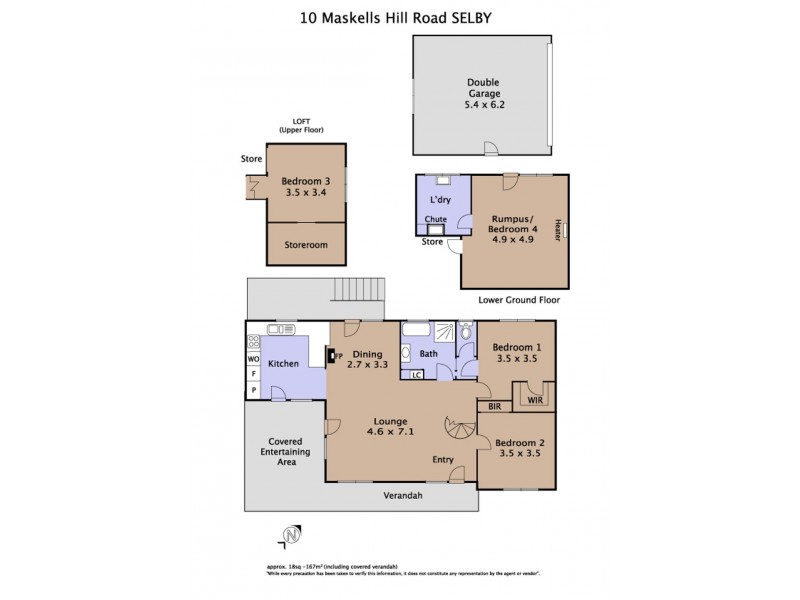 10 Maskells Hill Road, Selby VIC 3159 Floorplan