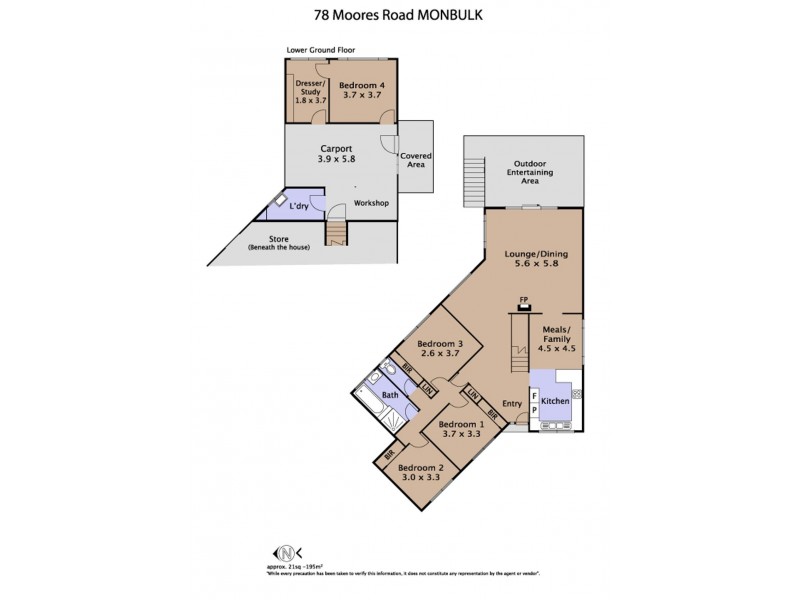 78 Moores Road, Monbulk VIC 3793 Floorplan
