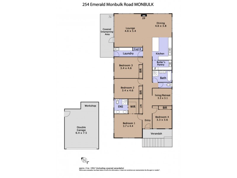254 Emerald-Monbulk Road, Monbulk VIC 3793 Floorplan
