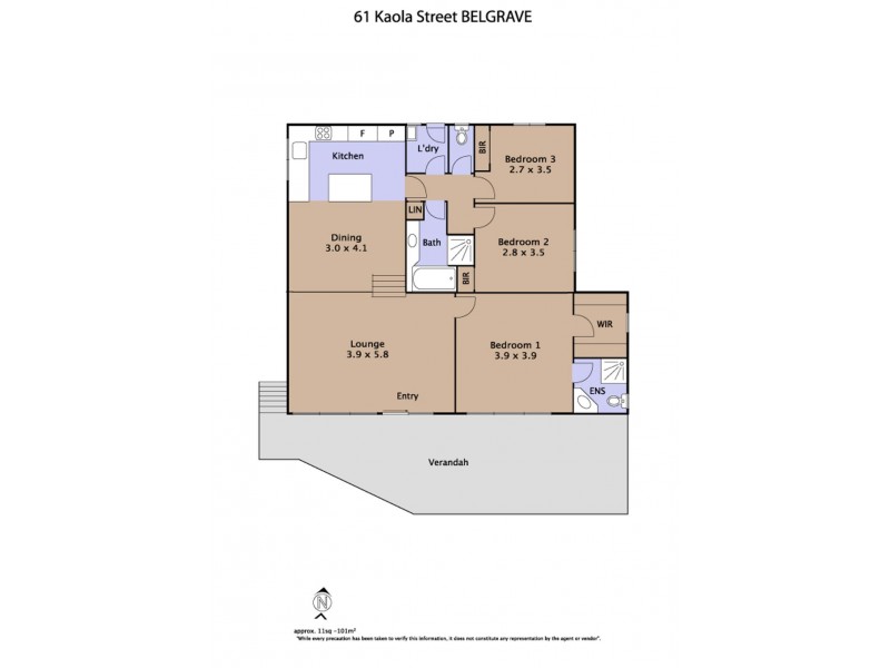 61 Kaola Street, Belgrave VIC 3160 Floorplan