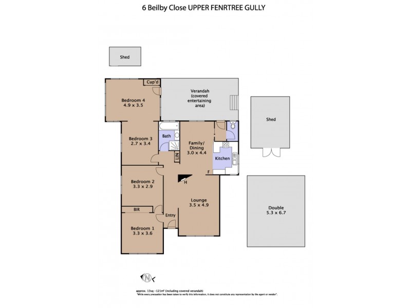 6 Beilby Close, Upper Ferntree Gully VIC 3156 Floorplan