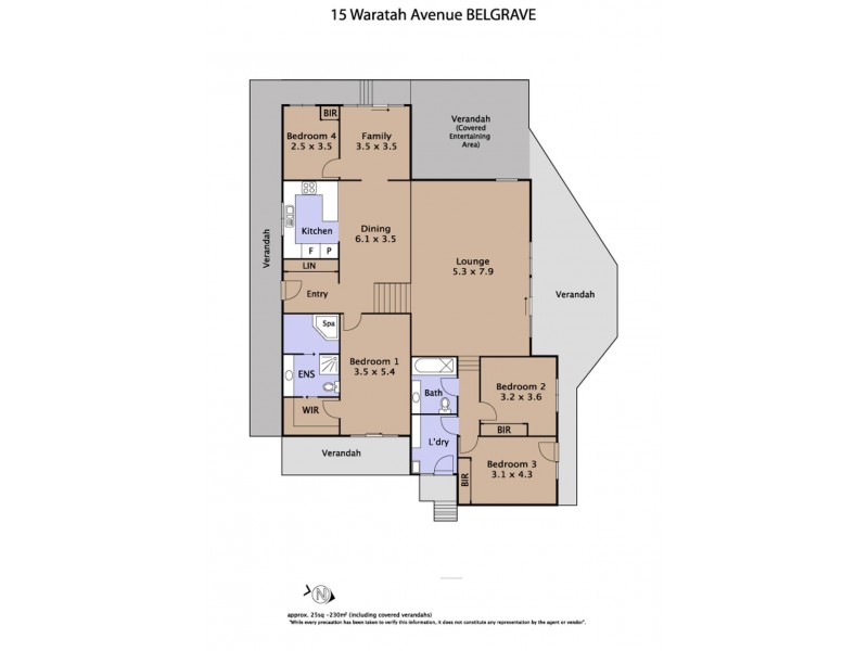 15 Waratah Avenue, Belgrave VIC 3160 Floorplan