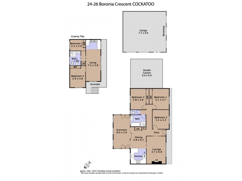 24-26 Boronia Crescent, Cockatoo VIC 3781 Floorplan