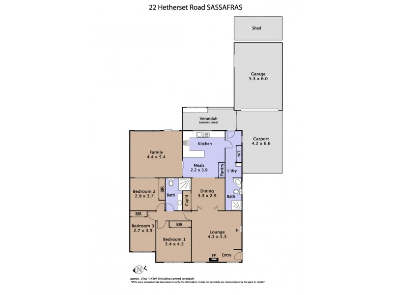 22 Hethersett Road, Sassafras VIC 3787 Floorplan