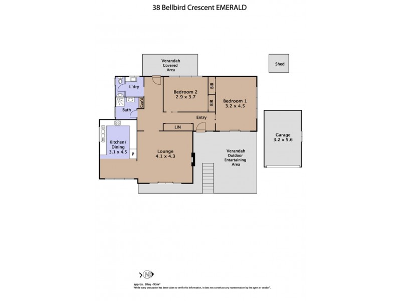 38 Bellbird Crescent, Emerald VIC 3782 Floorplan