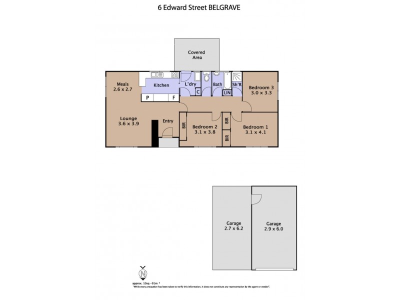 6 Edward Street, Belgrave VIC 3160 Floorplan