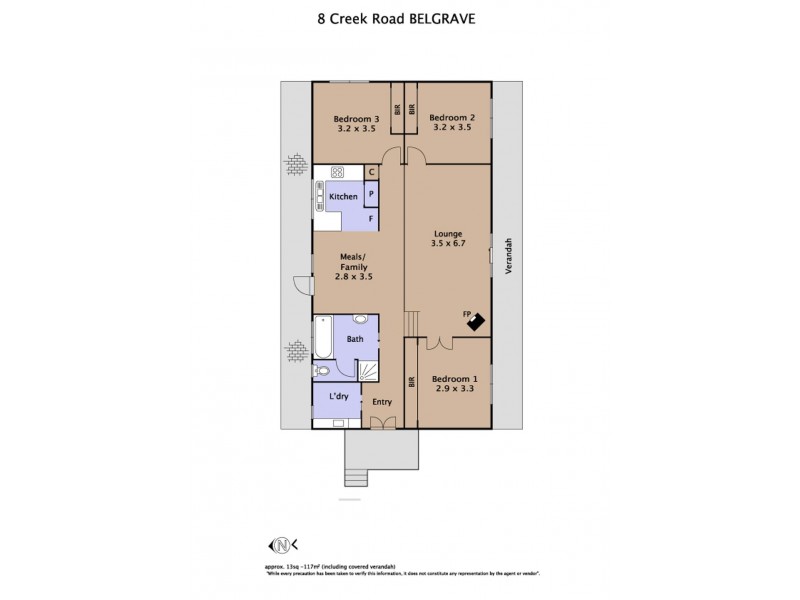 8 Creek Road, Belgrave VIC 3160 Floorplan