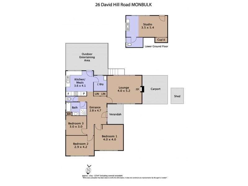 26 David Hill Road, Monbulk VIC 3793 Floorplan