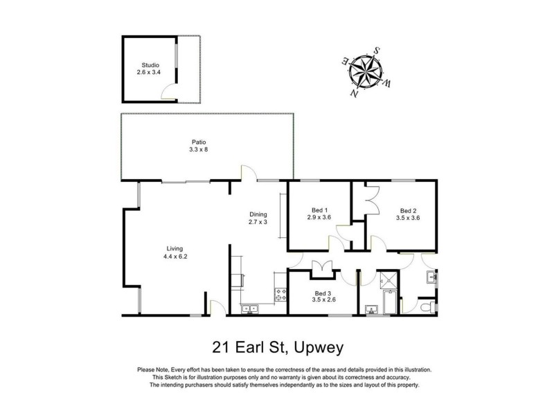 21 Earl Street, Upwey VIC 3158 Floorplan