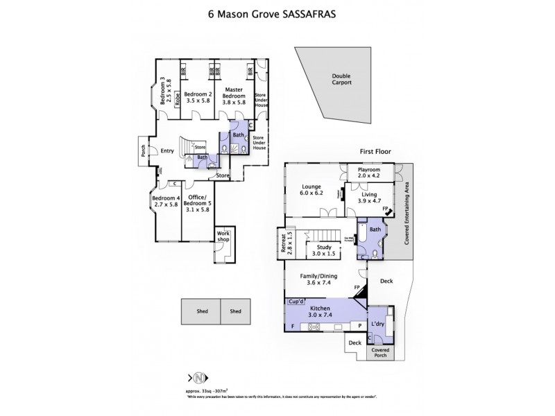 6 Mason Grove, Sassafras VIC 3787 Floorplan