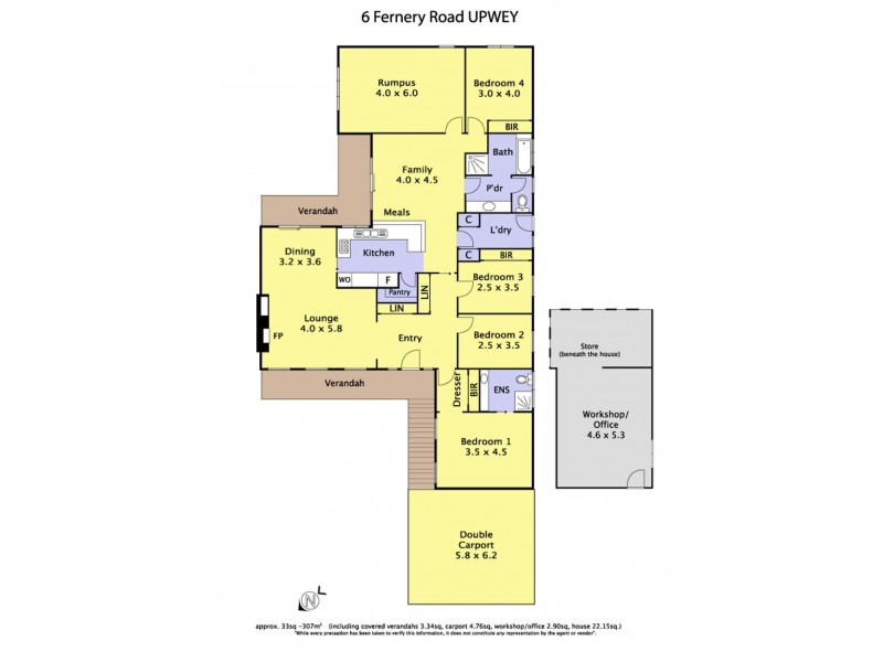 6 Fernery Road, Upwey VIC 3158 Floorplan