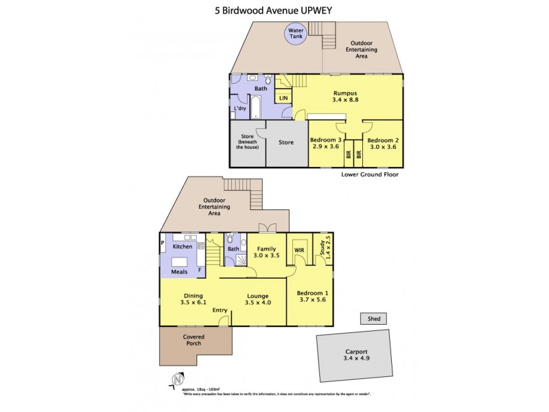 5 Birdwood Avenue, Upwey VIC 3158 Floorplan