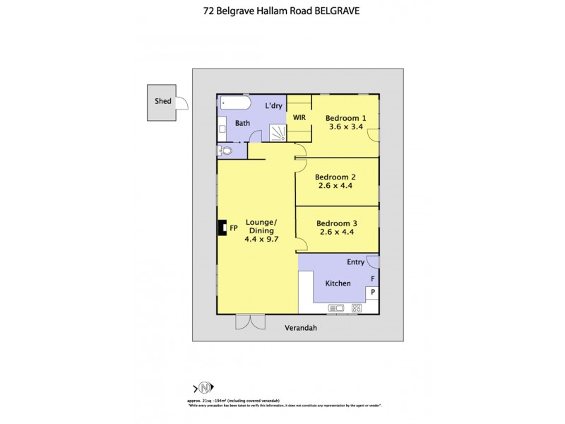 72 Belgrave-Hallam Road, Belgrave VIC 3160 Floorplan