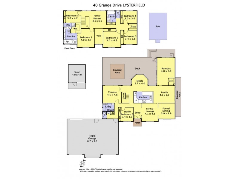 40 Grange Drive, Lysterfield VIC 3156 Floorplan