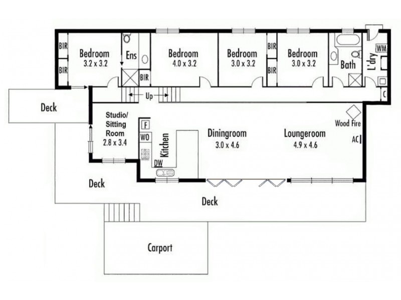 36 Arbor Avenue, Belgrave VIC 3160 Floorplan