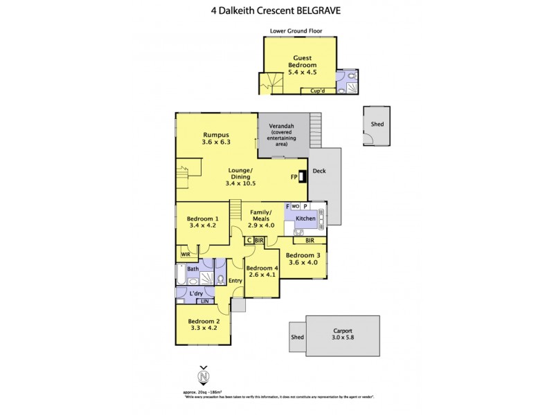 4 Dalkeith Crescent, Belgrave VIC 3160 Floorplan