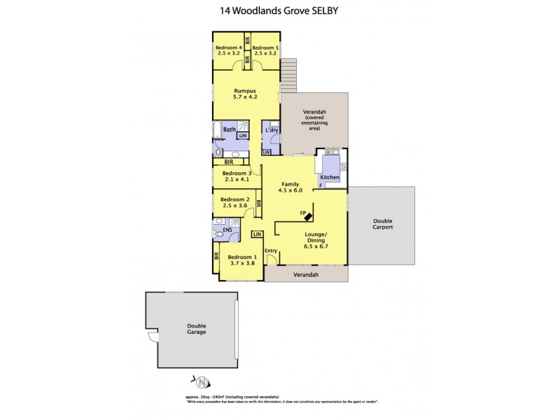 14 Woodland Grove, Selby VIC 3159 Floorplan